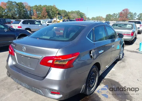 2017 Nissan Sentra S из США, поврежденный, VIN 3N1AB7AP6HY258952